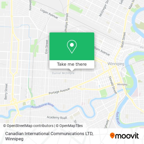 Canadian International Communications LTD map