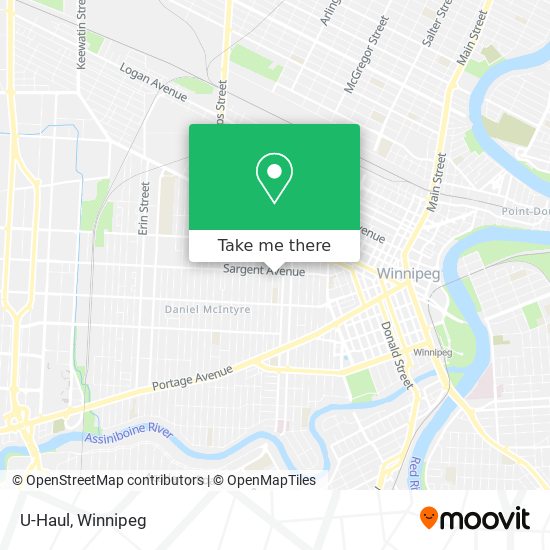 U-Haul map