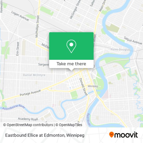 Eastbound Ellice at Edmonton map