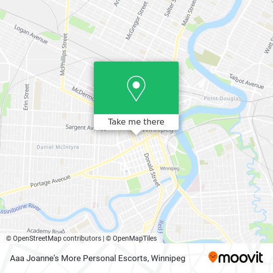 Aaa Joanne's More Personal Escorts map