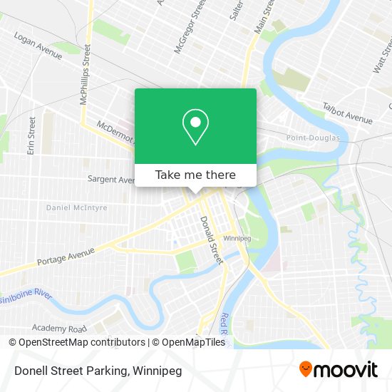 Donell Street Parking map