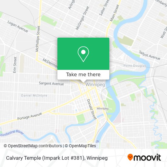 Calvary Temple (Impark Lot #381) plan