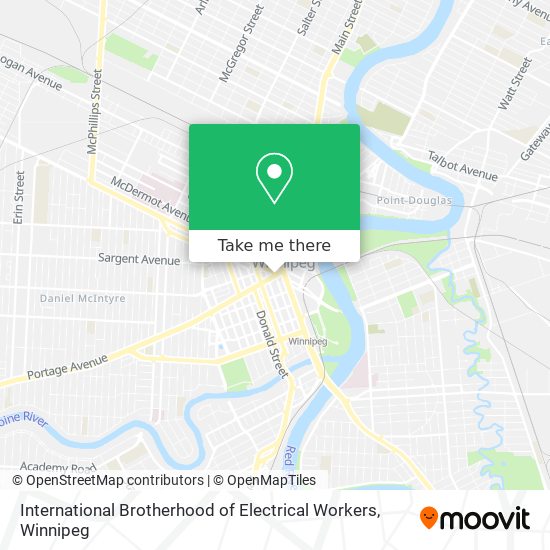 International Brotherhood of Electrical Workers map