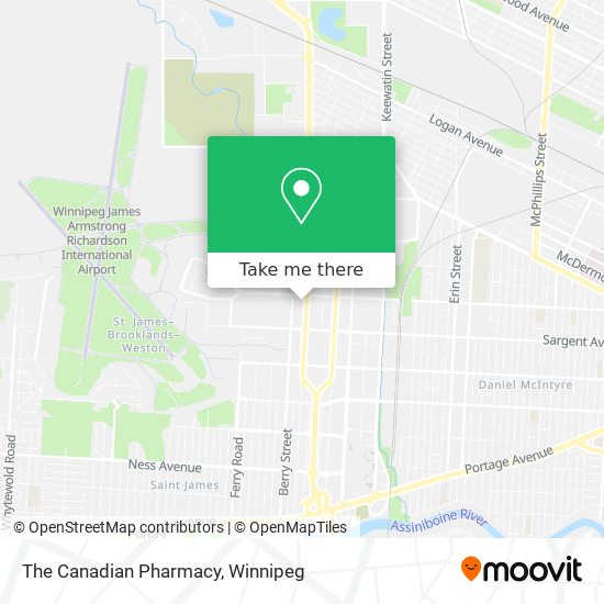 The Canadian Pharmacy map