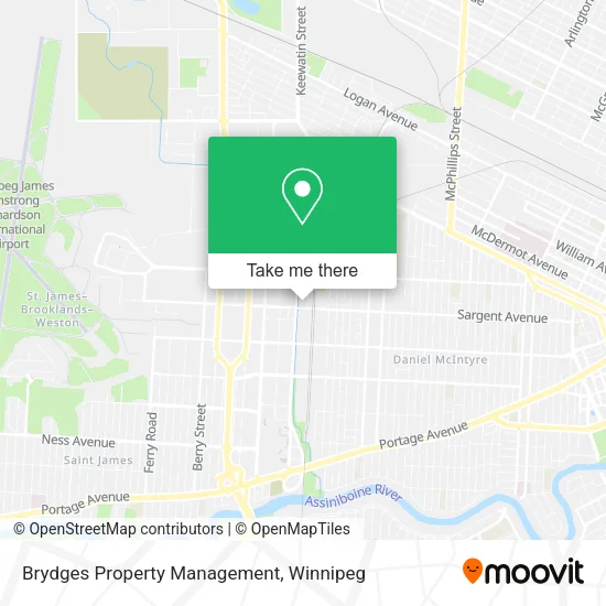 Brydges Property Management map