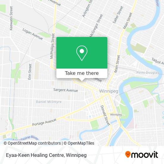 Eyaa-Keen Healing Centre map