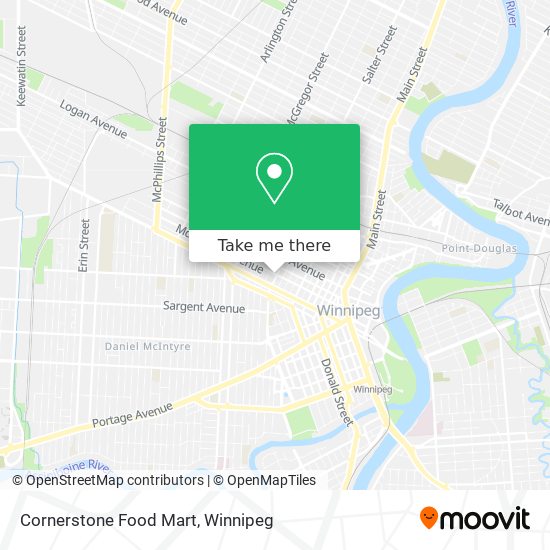 Cornerstone Food Mart map