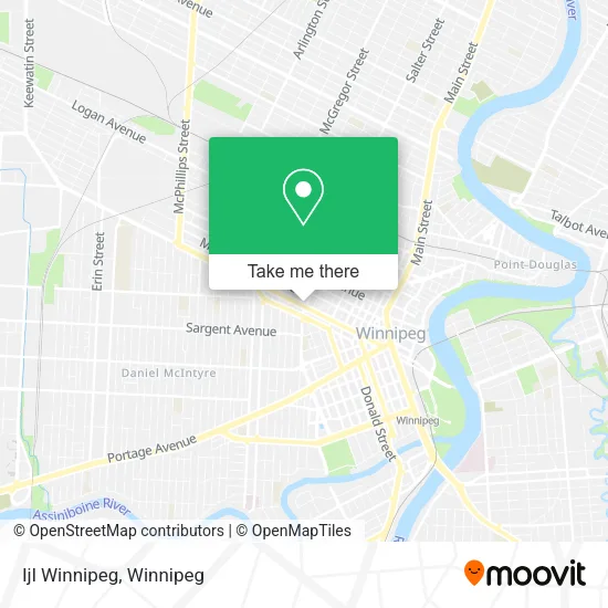 Ijl Winnipeg map