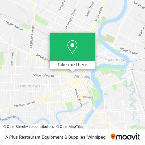 A Plus Restaurant Equipment & Supplies map