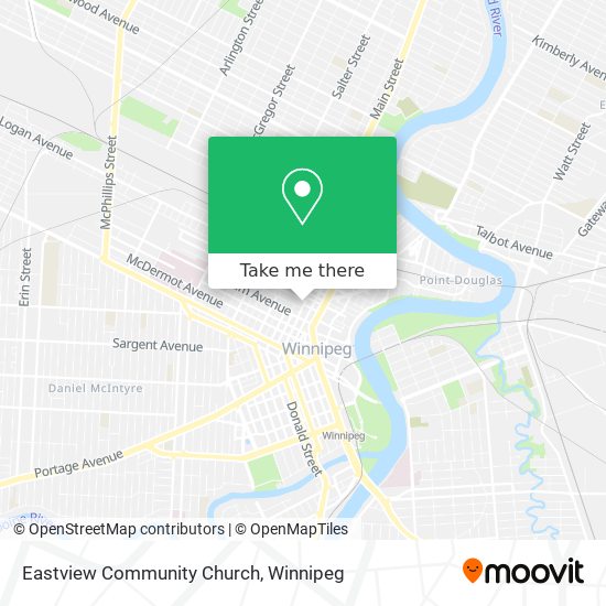 Eastview Community Church map