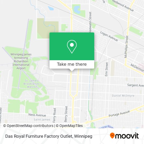 Das Royal Furniture Factory Outlet map