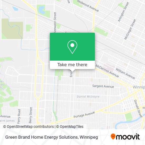 Green Brand Home Energy Solutions map