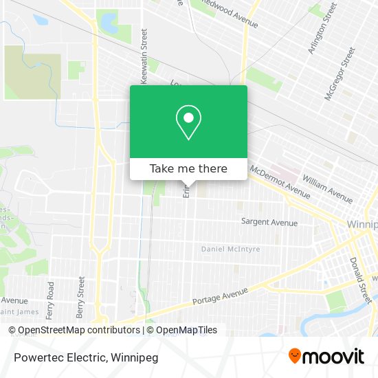 Powertec Electric map