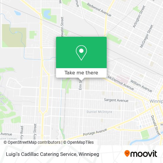 Luigi's Cadillac Catering Service map