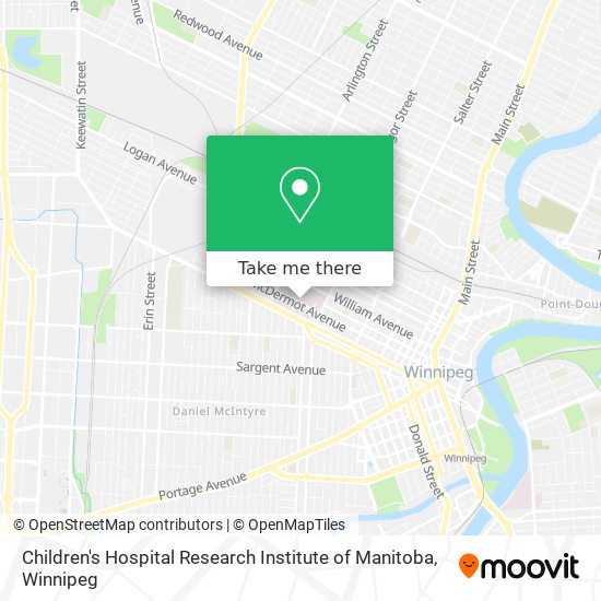 Children's Hospital Research Institute of Manitoba plan