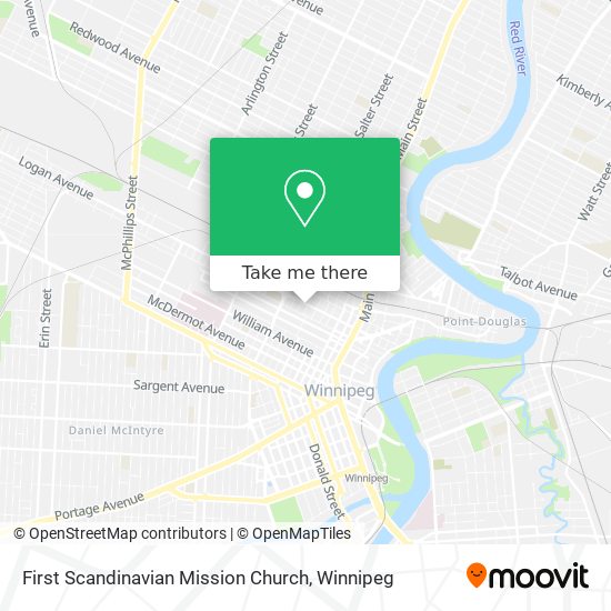 First Scandinavian Mission Church map