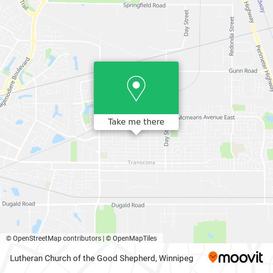 Lutheran Church of the Good Shepherd map