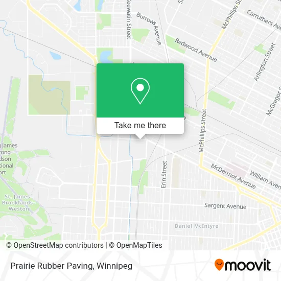 Prairie Rubber Paving map