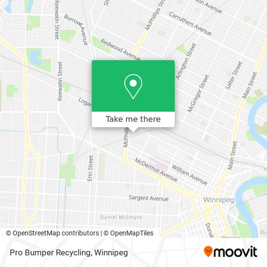 Pro Bumper Recycling map