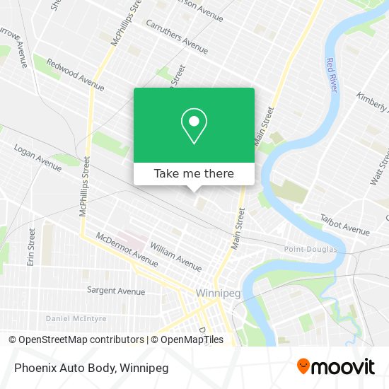 Phoenix Auto Body map