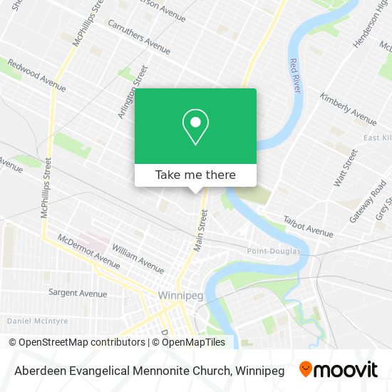 Aberdeen Evangelical Mennonite Church map