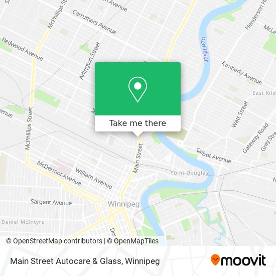Main Street Autocare & Glass map