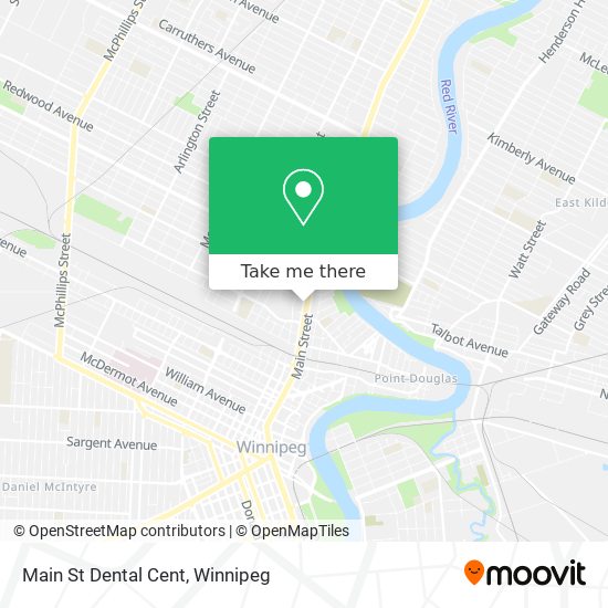 Main St Dental Cent map