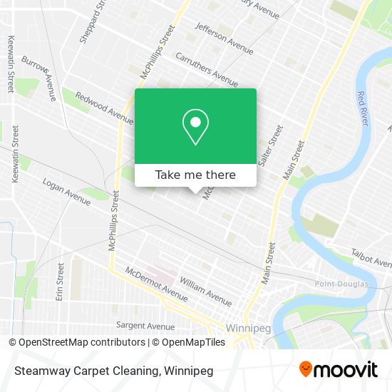 Steamway Carpet Cleaning map