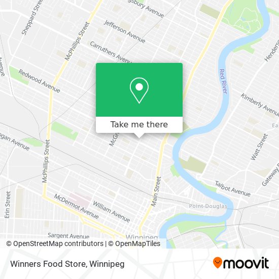 Winners Food Store map