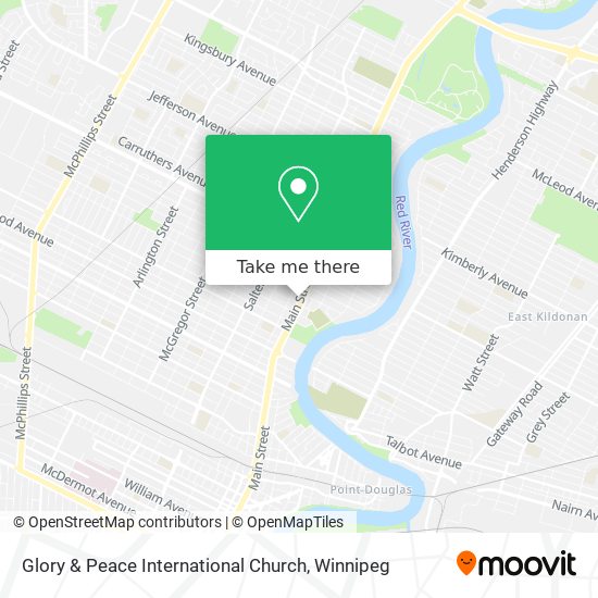 Glory & Peace International Church map