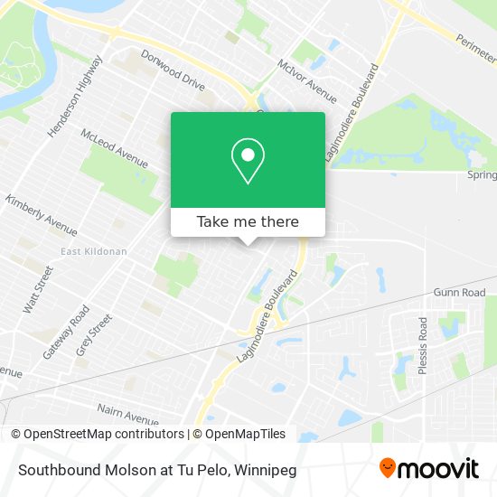 Southbound Molson at Tu Pelo map