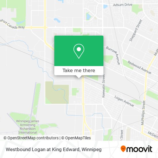 Westbound Logan at King Edward plan