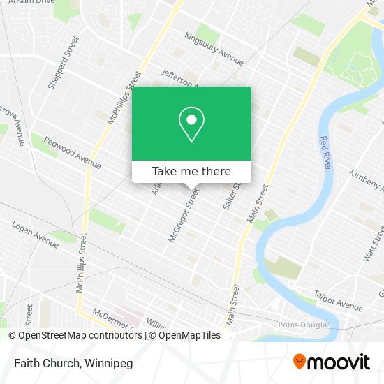 Faith Church map