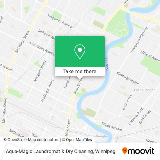 Aqua-Magic Laundromat & Dry Cleaning map