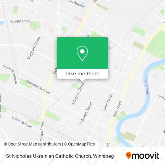 St Nicholas Ukrainian Catholic Church map