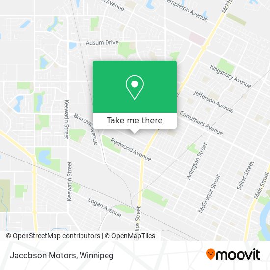 Jacobson Motors map
