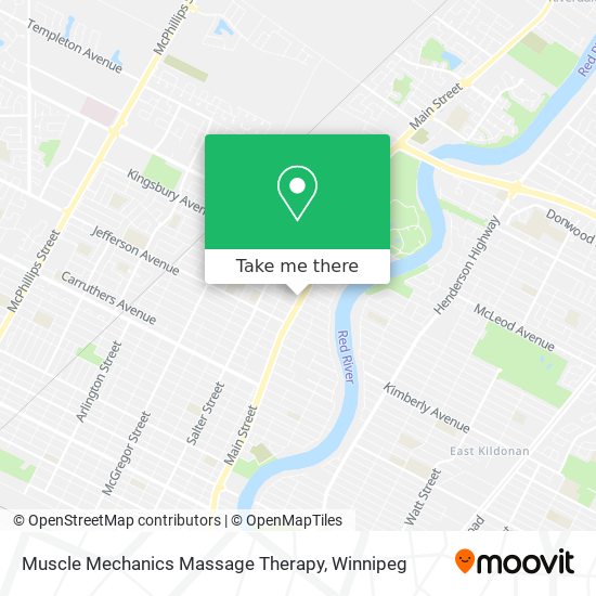 Muscle Mechanics Massage Therapy map
