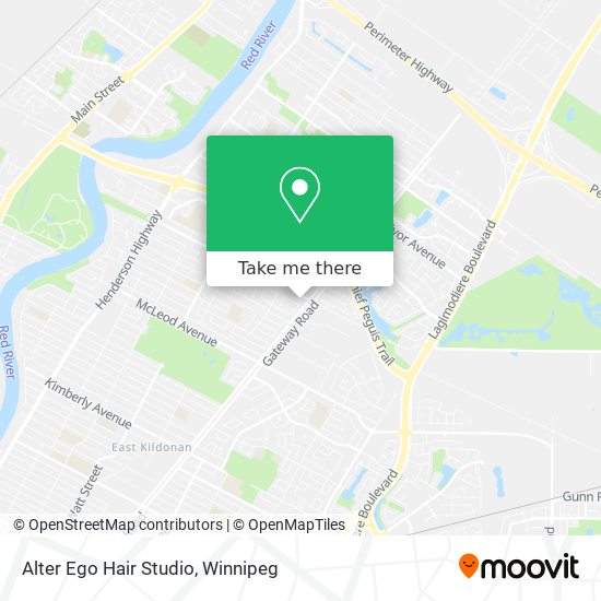 Alter Ego Hair Studio map