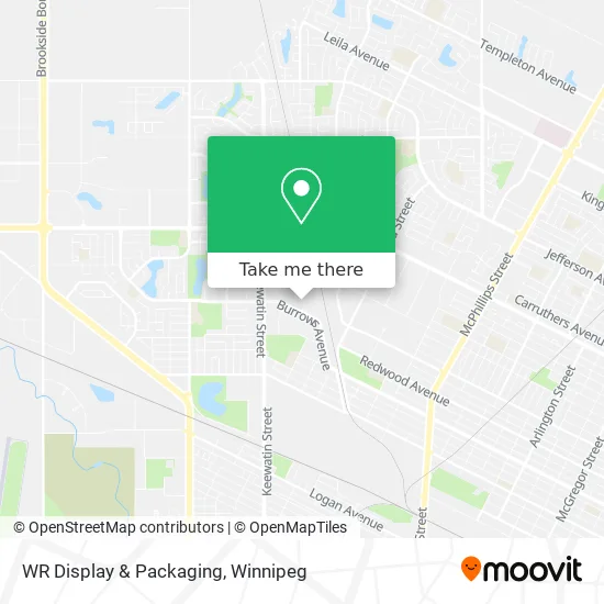 WR Display & Packaging map