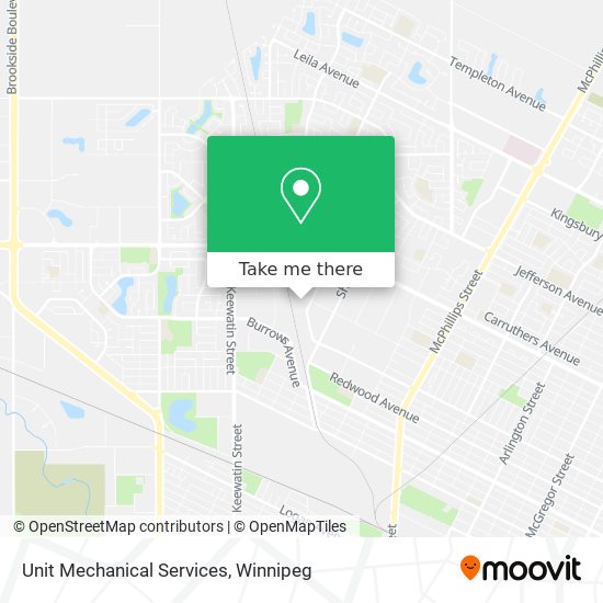 Unit Mechanical Services map