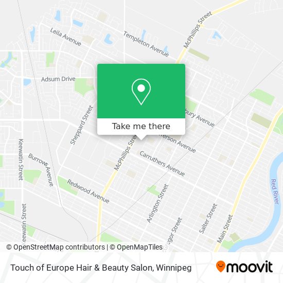 Touch of Europe Hair & Beauty Salon map