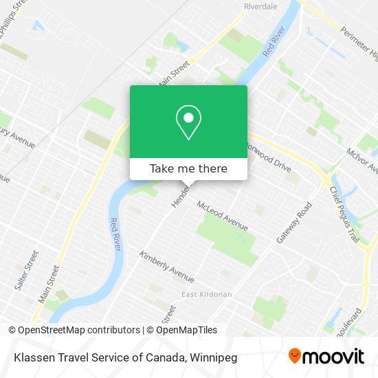 Klassen Travel Service of Canada plan