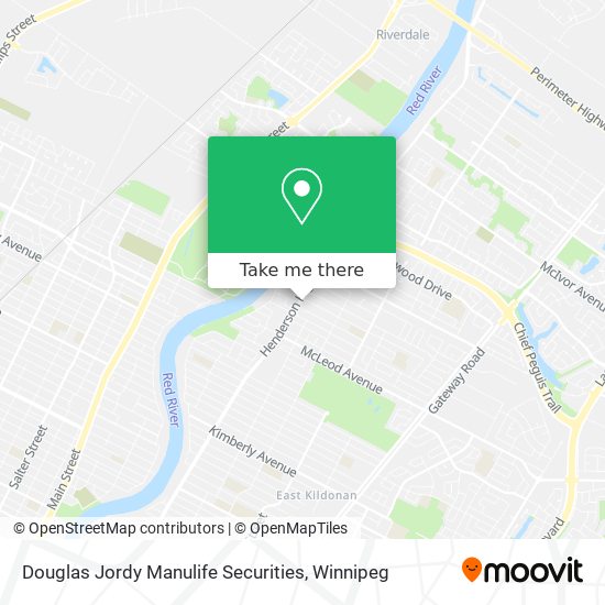 Douglas Jordy Manulife Securities map