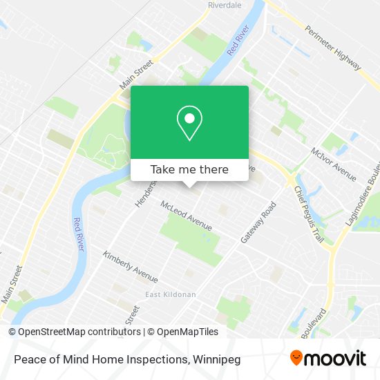 Peace of Mind Home Inspections map
