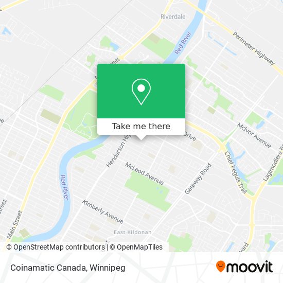 Coinamatic Canada map