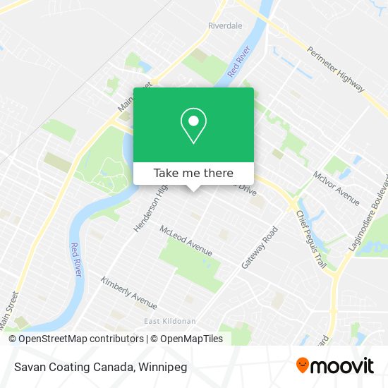 Savan Coating Canada map