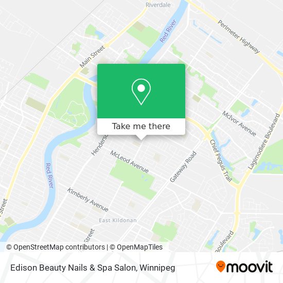 Edison Beauty Nails & Spa Salon plan