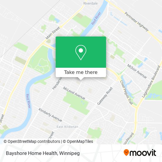 Bayshore Home Health map