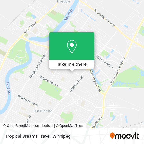 Tropical Dreams Travel map