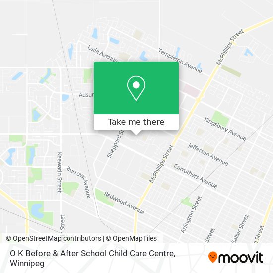 O K Before & After School Child Care Centre plan